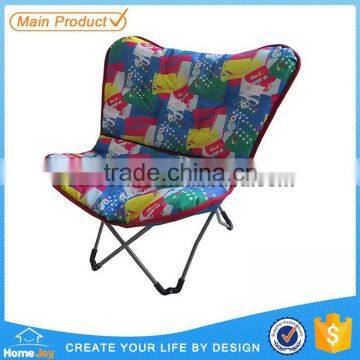 Wholesale folding iron chair, metal butterfly chair