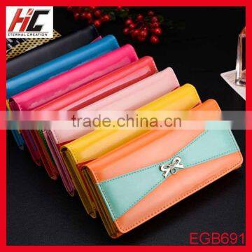 Alibaba express colorful lady lovely purses and clutch women wallets