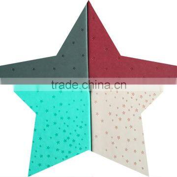 A5 PU Leather Hard Cover Notebook With Foil Stamping and Embossing Stars photo-5