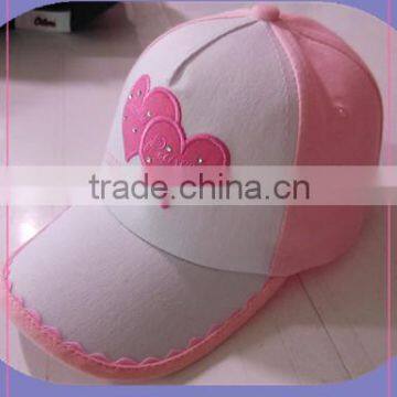 2014 100%cotton embroidery women's baseball caps