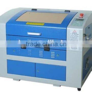 metal material laser engraving machine LME6540 with metal tube engraved dark