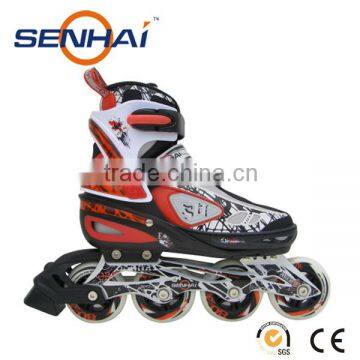 Senhai Inline Skate Wheels 80mm PW-152M Adult Inline Skate Inline Roller Skate Shoes Outdoor Sports Flashing Roller Sports Fitne