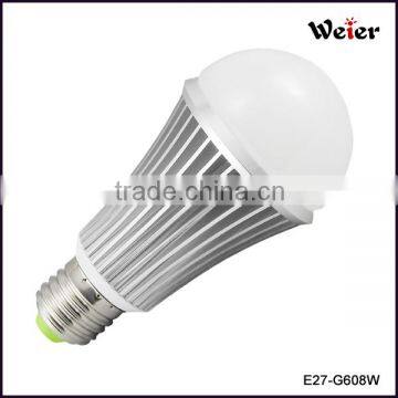 180degree 110V/220V 720lm 8w G60 led bulb