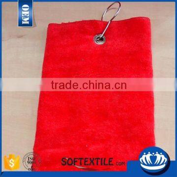 personal custom-made fluffy sublimated golf towel