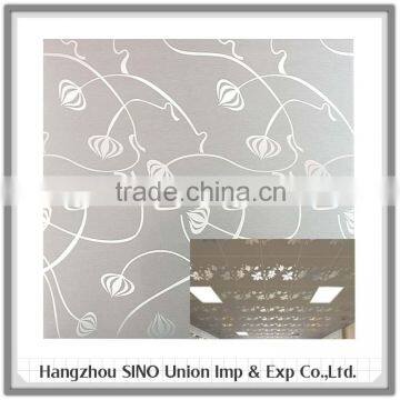 Manufactory price water-proof suspended panel designs rectangle gypsum false ceiling price