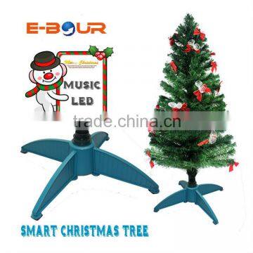 APP Control LED Lights and Bluetooth Speaker for Smart Christmas Tree Stand