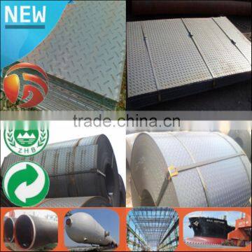 Mill Supply New Stock Checkered chequered steel coil St37 3.0*1500 carbon steel sheet plate Tianjin