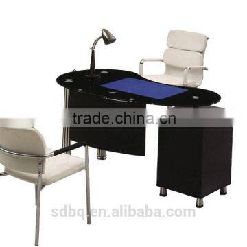 PT-D0411 Tempered glass furniture office table