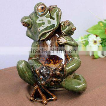 ceramic frogs