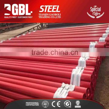 epoxy coated astm a36 steel pipe line plastic