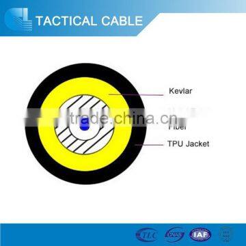 4 core aramid yarn tight buffer fiber mobile optic cable GJPFJU