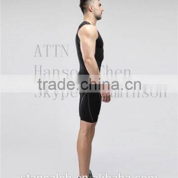 High Quality Factory Wholesale Wear Custom Fitness Wear Sports Compression Wear Tights Manly photo-3