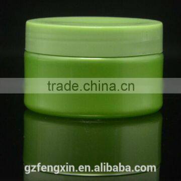 personal care cream oil use 350ml PET green plastic jar