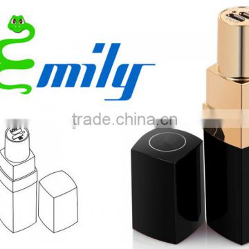 new product Fashion style Lipstick tube 2600mah 3.7v power bank