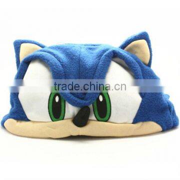 SEGA Sonic the Hedgehog Fleece Beanie Costume Plush Hat Cap