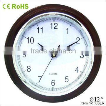 Corporate gift clocks quartz wooden hanging wall clock