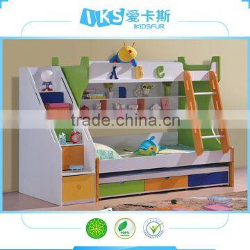 Triple bunk beds with drawers for kids 805