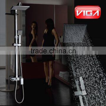 Guangdong Supplier Shower Column Set Brass Bath Shower Faucet photo-2