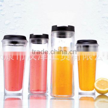 Factory outlets double wall plastic cup of Starbucks wind accompanying advertising plastic cups