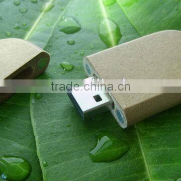 oem promotional recycled cardboard usb flash drive