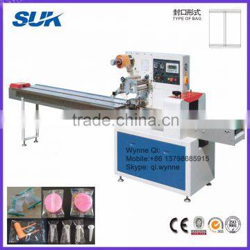 horizontal flow bread/candy/biscuit/chocolate packing machine