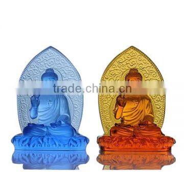 Can customized Liuli glass Made of old traditional methods liuli buddha