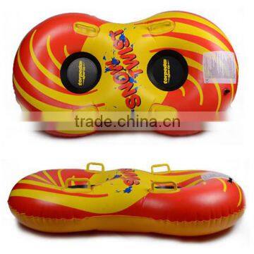 Heavy Duty Inflatable Snow Tubes 2 Persons Snow Sled