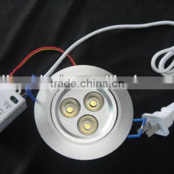 approved LED ceiling lights with sensor 3w led lamp surface mounted