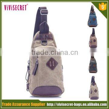 New Canvas Bag Messenger Shoulder Men Bag Sport Chest Bag photo-2