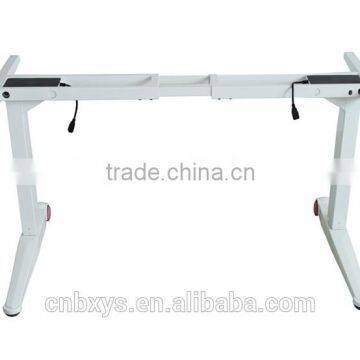 Ergonomic Electric Height Adjustable Sit Stand Computer Desk With 2 Motors Control photo-4