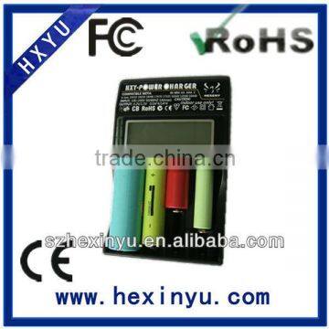 4 x batteries Battery Charger for 26550, 26650, 18650, 18500, 16340, 18350, AA, AAA ect.