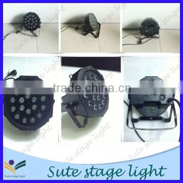 18*3W RGB Cheap LED Par cans plastic housing cheap par light