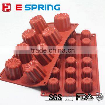 Silicone Bundt Cake Pan Muffin Cups Coffee Cake Cupcake Brownie and Cornbread Mold