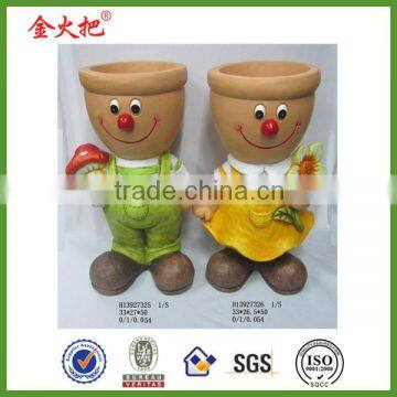 Popular Custom Flower pot garden decor for sale