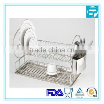 Steel Kitchen Houseware 2-Tier Dish Rack photo-5