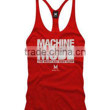 Customized Tank top. men racer singlet,