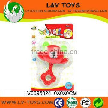 Bear shape baby rattle baby shaking hand bells plastic LV0095824