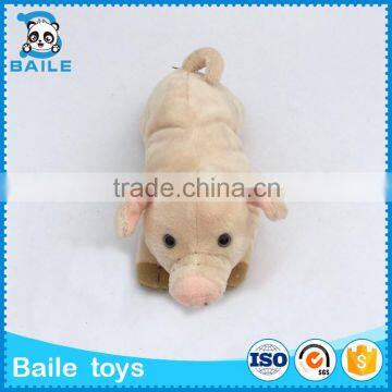 Cute Plush Stuffed Soft Pig Kids Custom lying CE Toy