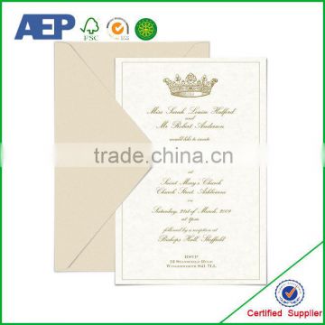 Customized Cheap Wholesale Kinds Invitation Card