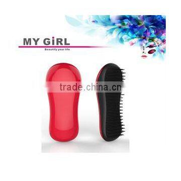 My girl 2016 Lady Shine brush tangle angel hair brush Portable grooming kit