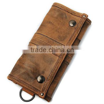 vintage men's business wallets high grade pure cowhide leather wallet