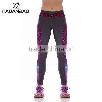 Fashion Galaxy Yoga Leggings Printed Pants Fitness Sport Leggins For Women