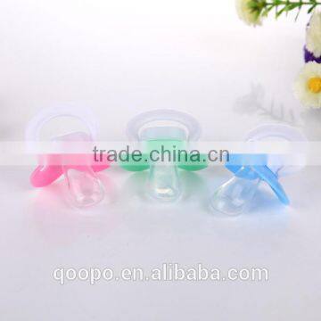 EU Standard Colorful Plastic Silicone Baby Soother