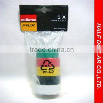 Colorful PVC Electrical Insulating Tape, Adhesive PVC Tape For One Dollar Item