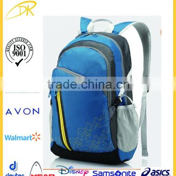 Walmart audit factory cheap wholesale solid leisure backpack