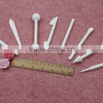 8PCS PP Fondant Cake Decoration Tool, Flower Modelling Craft Clays