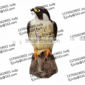 Plastic falcon decoy bird deterrent