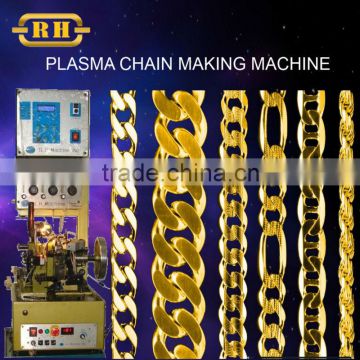 Gold High Speed Chain Making Machines for 21ct Cable Chain 020mm