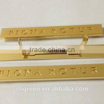 2mm thickness brand name tag,shoe metal logo,bag metal plate