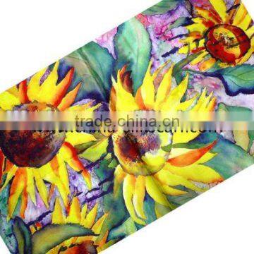 Factory Free Samples 2014 Fashion Digital Print 100% Silk Scarf Shawl